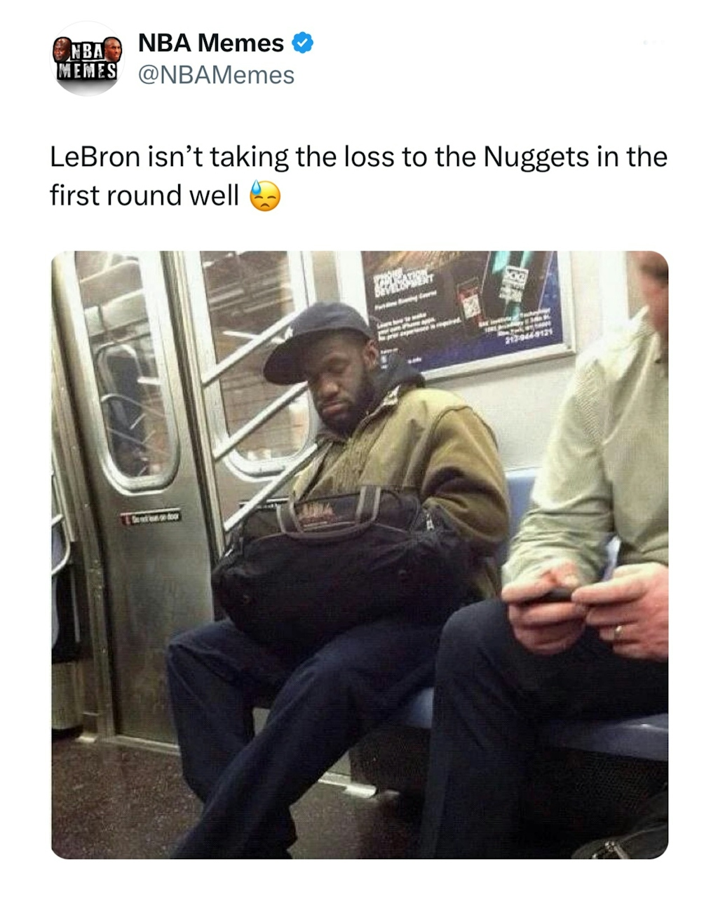 LeBron is going through it 💔