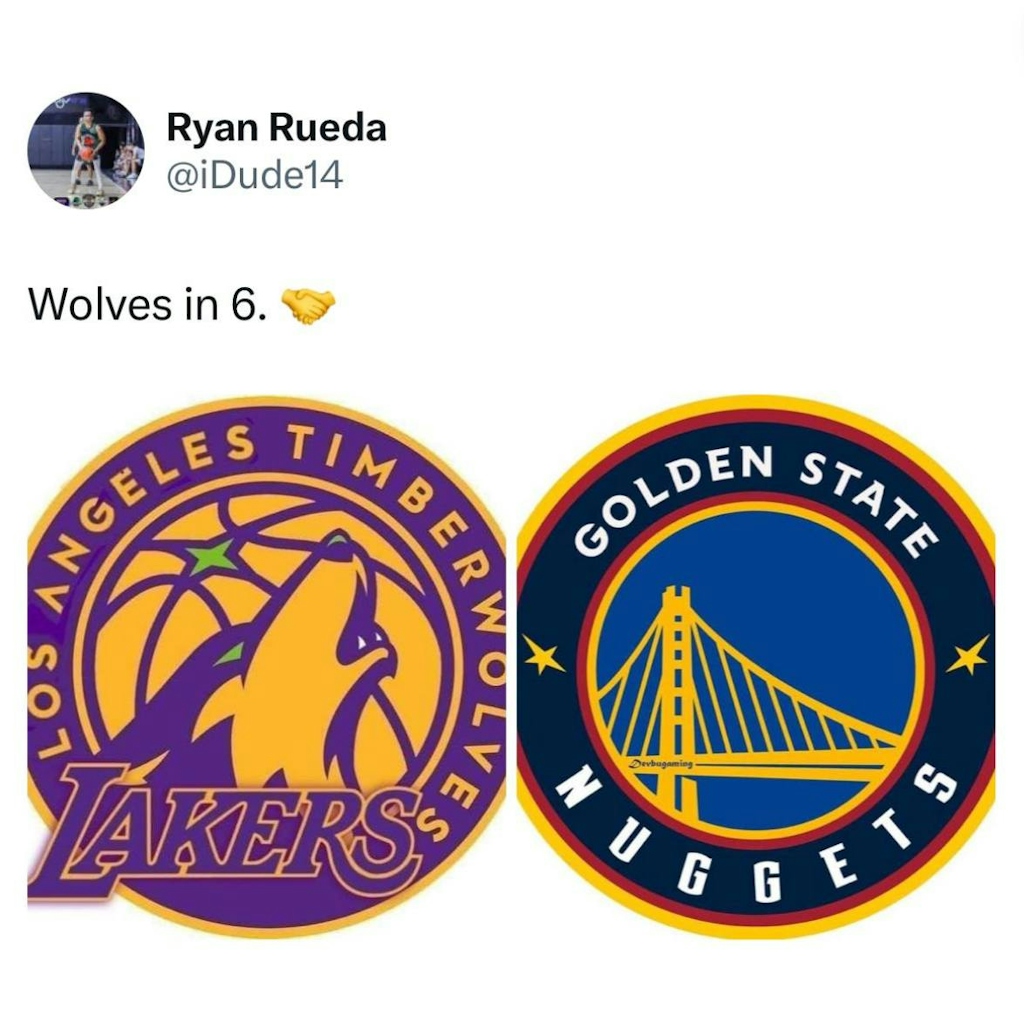 Lakers and Warriors fans getting used to this 🤣