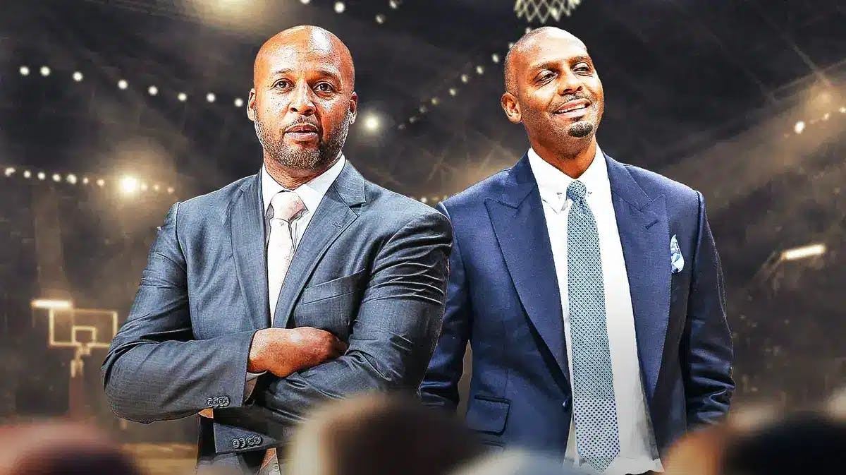 Penny Hardaway and Brian Shaw. Shaw extolled Hardaway's talent on Paul George's podcast recently.