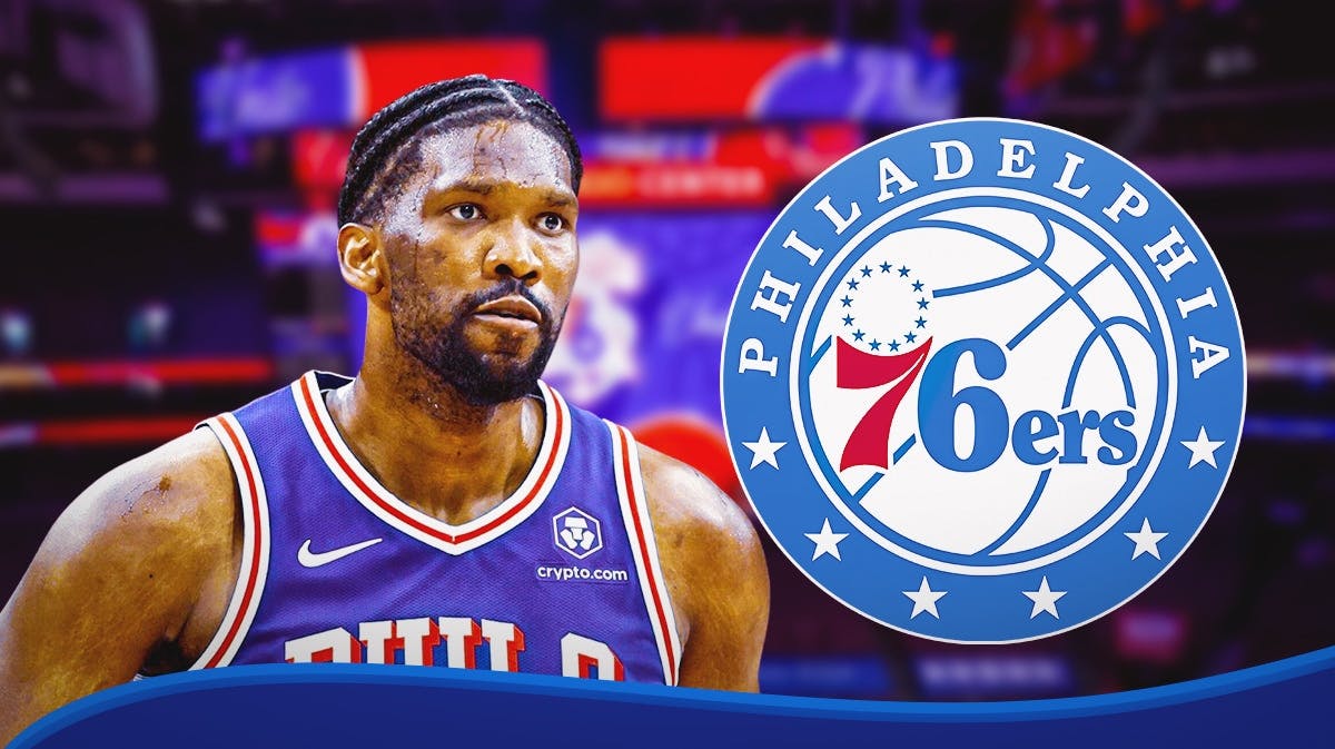 76ers Tyrese Maxey teammate Joel Embiid amid NBA Playoffs series against Knicks