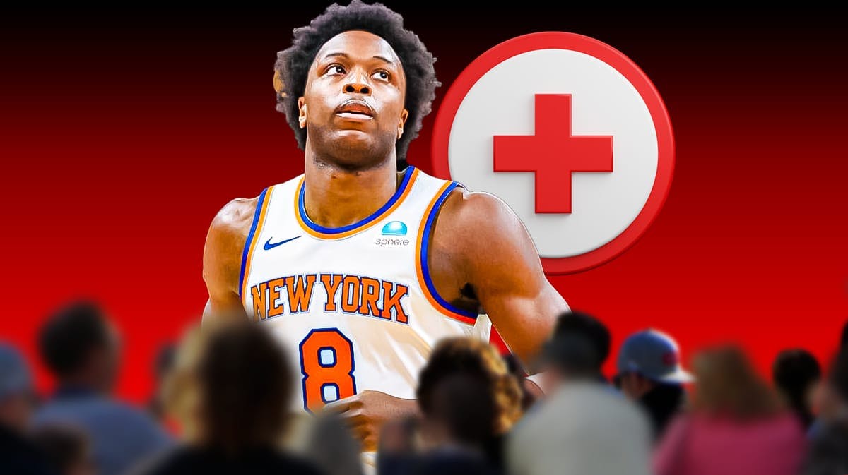 Jalen Brunson and the Knicks lost OG Anunoby for a time period in Game Two.