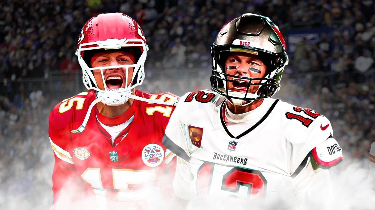 Patrick Mahomes knows he has a long way to go to surpass Tom Brady