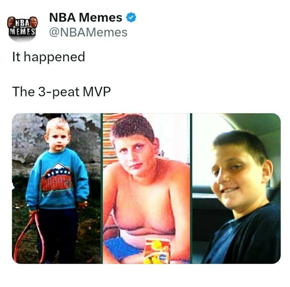 JOKIC 3 TIME MVP!!! THERE'S NO STOPPING THIS BOY