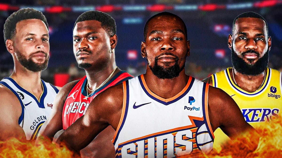 Phoenix Suns forward Kevin Durant and three other teams fight to move out of NBA play-in