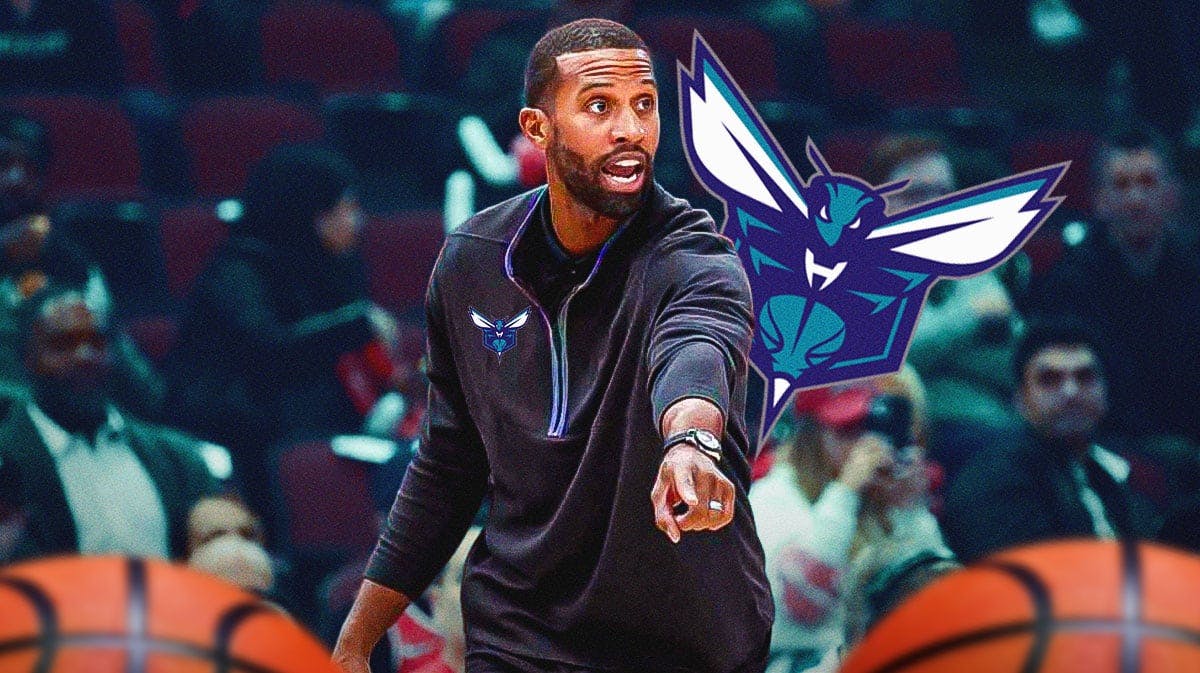 Thumbnail: Charles Lee in a Charlotte Hornets quater zip